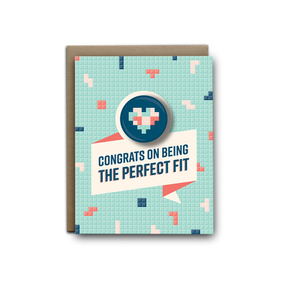 The Perfect Fit Wedding - Magnet Greeting Card