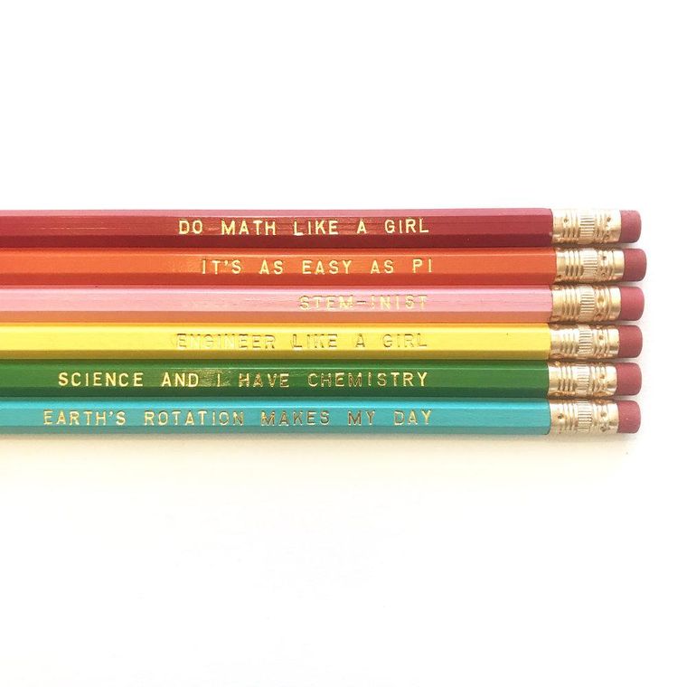 Girls in STEM Pencil Pack - Set of 6