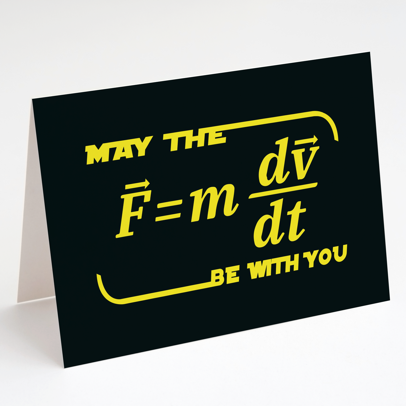 May the Force be With You - Greeting Card