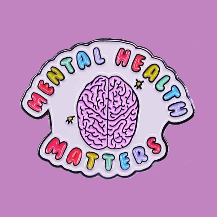 Mental Health Matters Enamel Pin