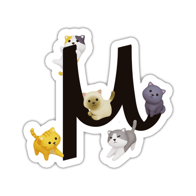 Mu Cats - Vinyl Sticker