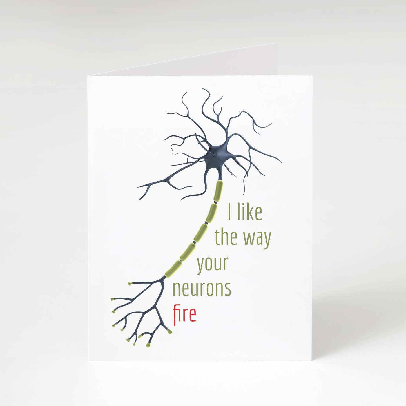 Neurons Fire - Neuroscience Greeting Card