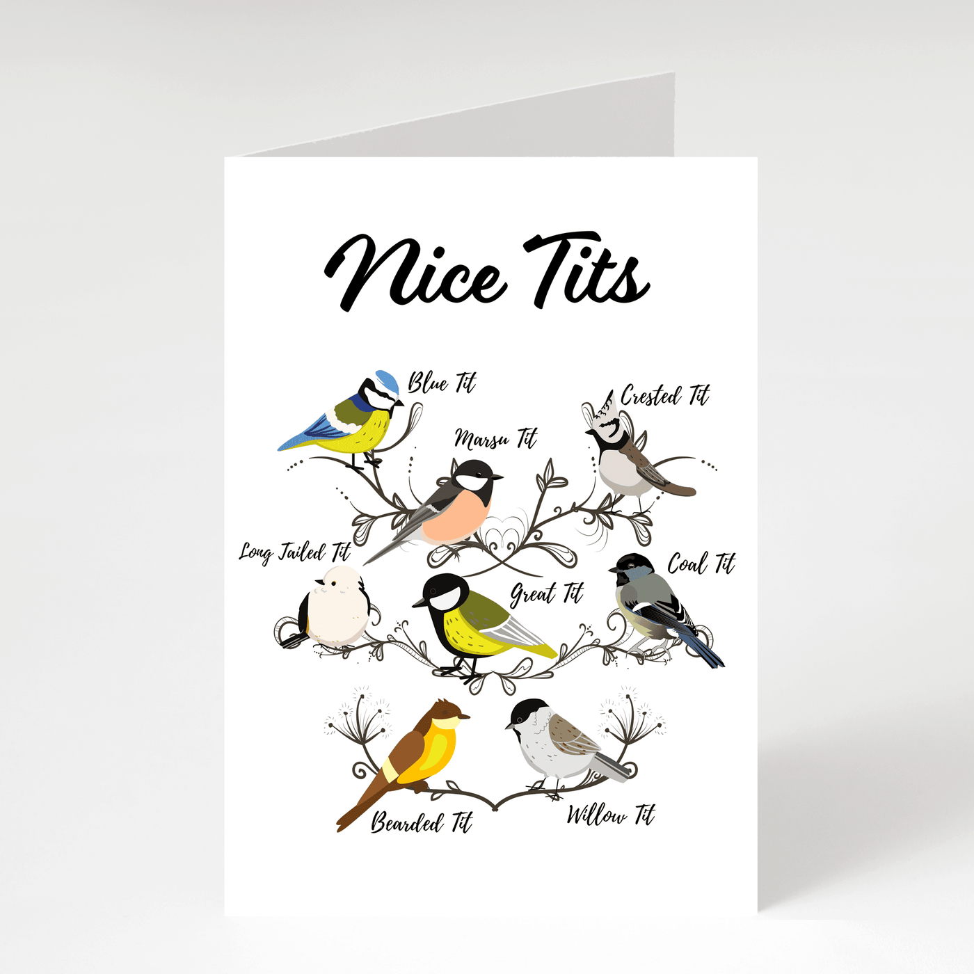 Nice Tits - Blank Greeting Card