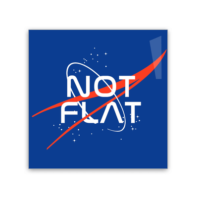Image of 2x3 colorful magnet with a space theme
