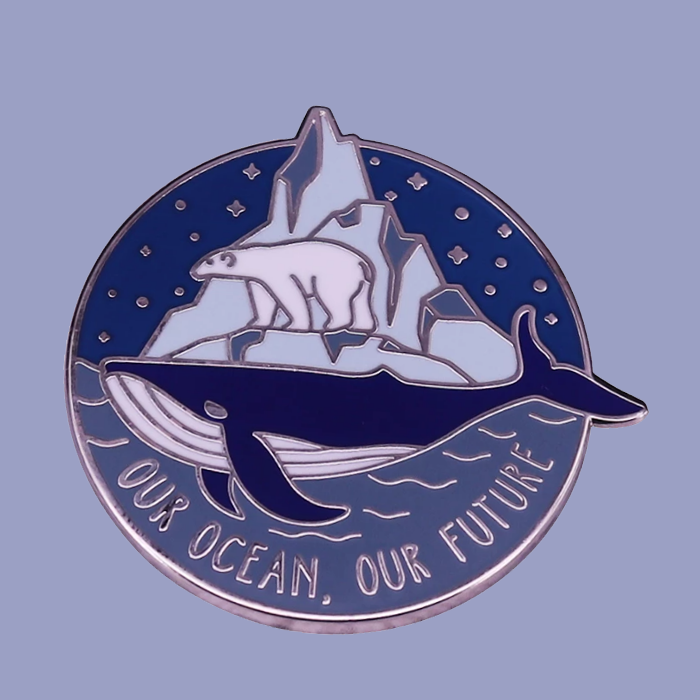 Our Ocean Our Planet Enamel Pin