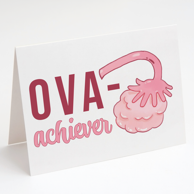 Ova-Achiever - Greeting Card