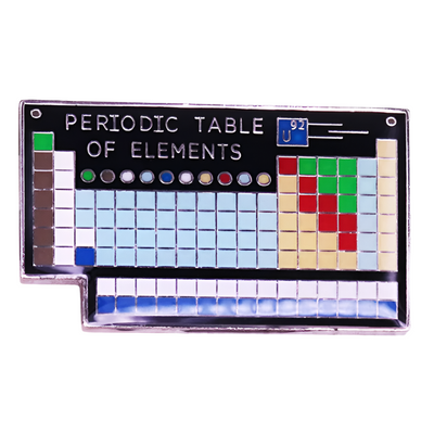 Periodic Table Enamel Pin
