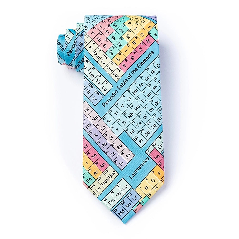 Blue Periodic Table Tie