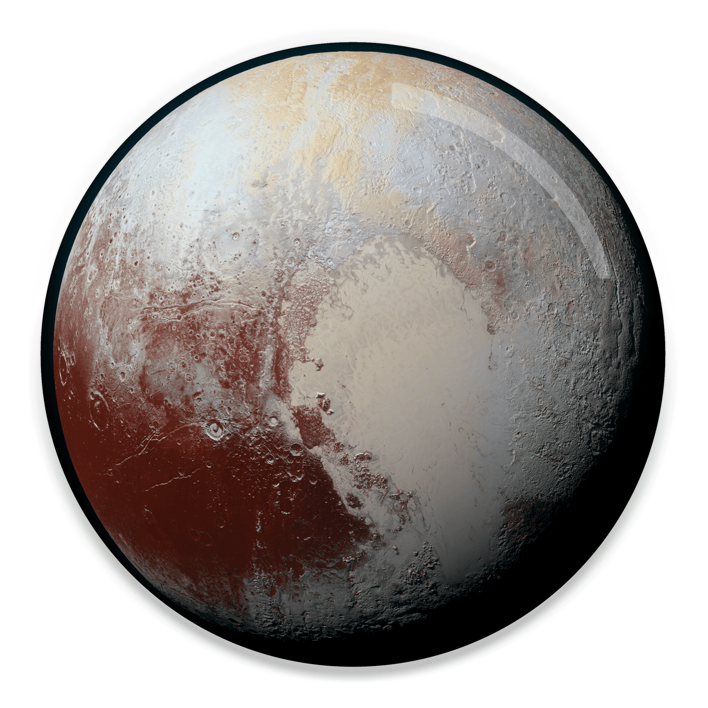 Pluto - 2.25" Round Magnet