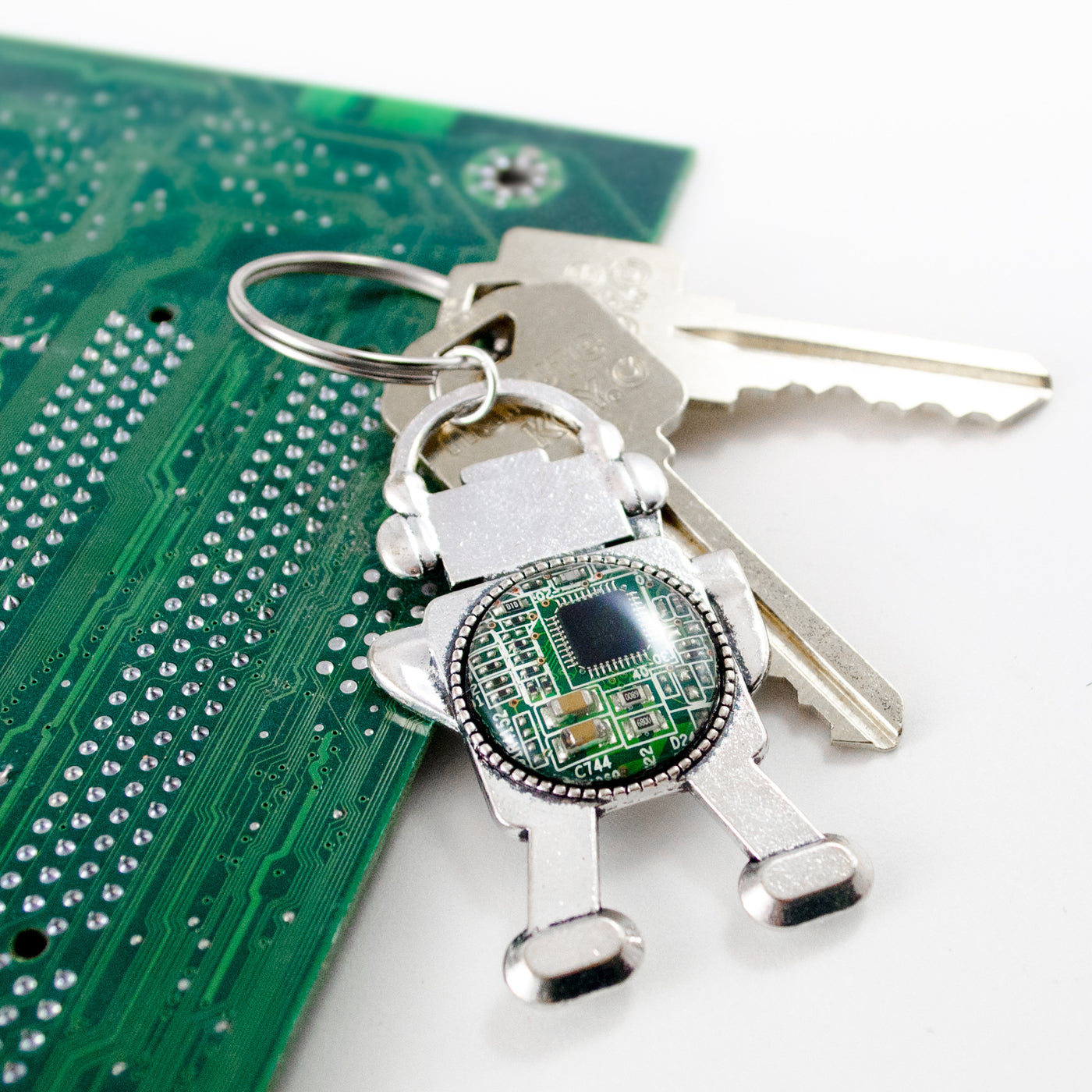 Circuit Board Robot Keychain – Because Science