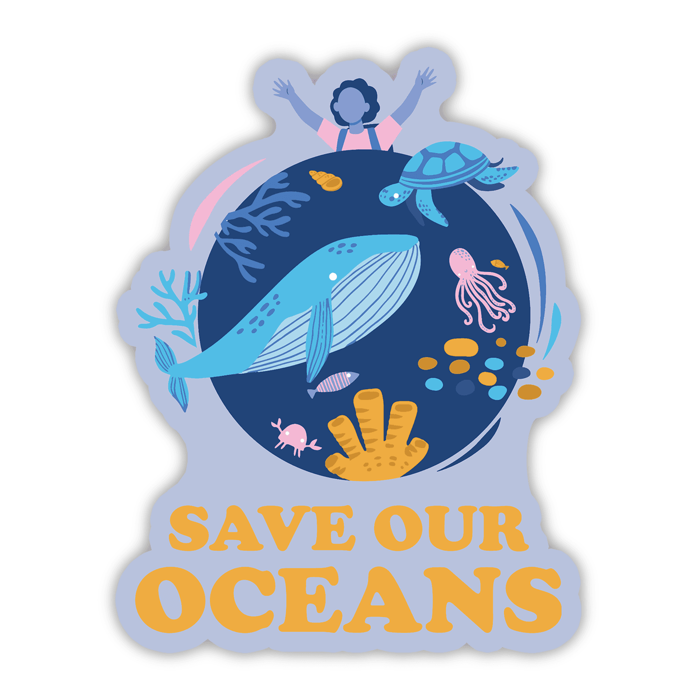 Save Our Oceans - Vinyl Sticker