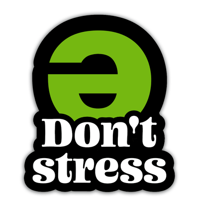 Image of a vinyl sticker that is 3 inch on its longest side 