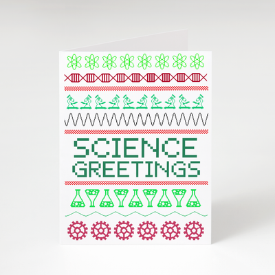 Science Greetings - Holiday Greeting Card