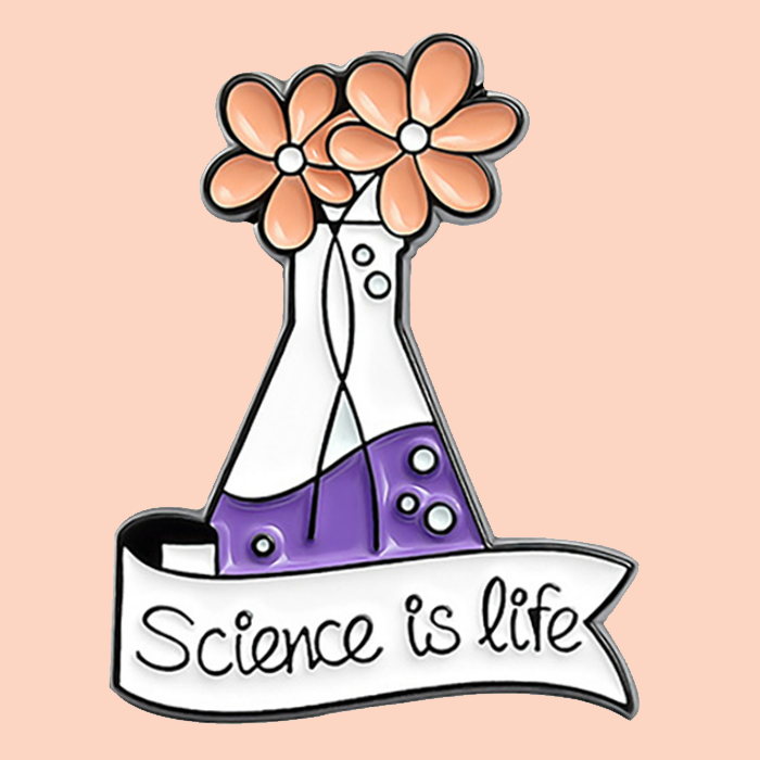 Science is Life Enamel Pin