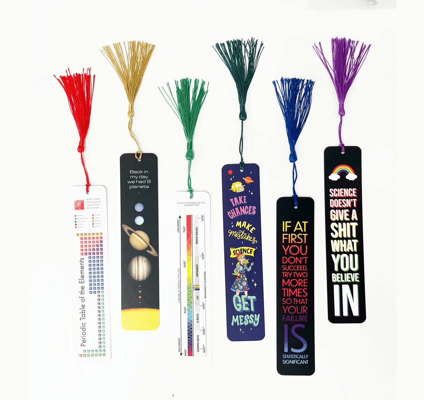 Science Teacher Bookmark with Tassel