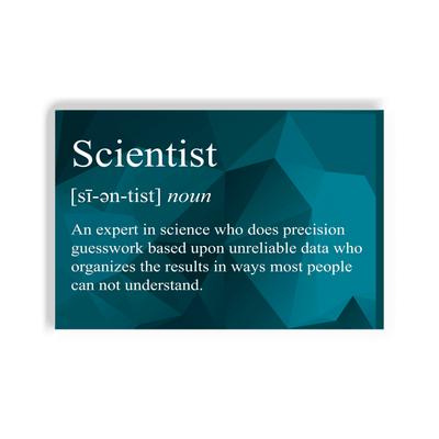 Scientist Snarky Definition - 2x3 Magnet