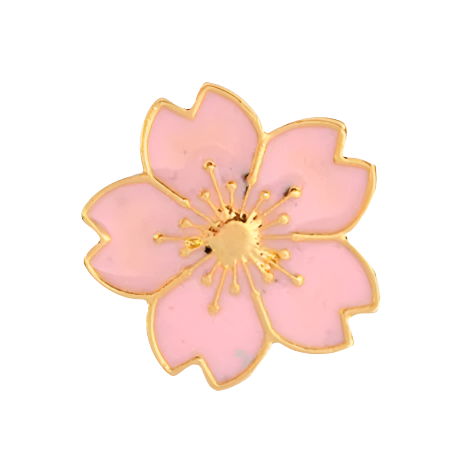 Cherry Blossom Enamel Pin