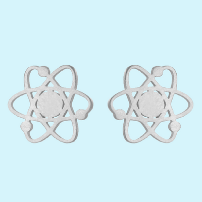 Atom Post Earrings