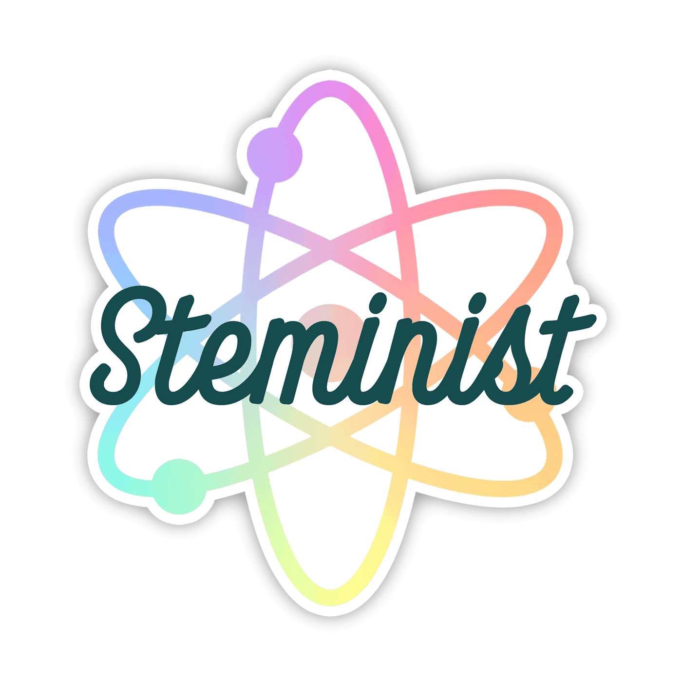 Steminist Atom - Vinyl Sticker