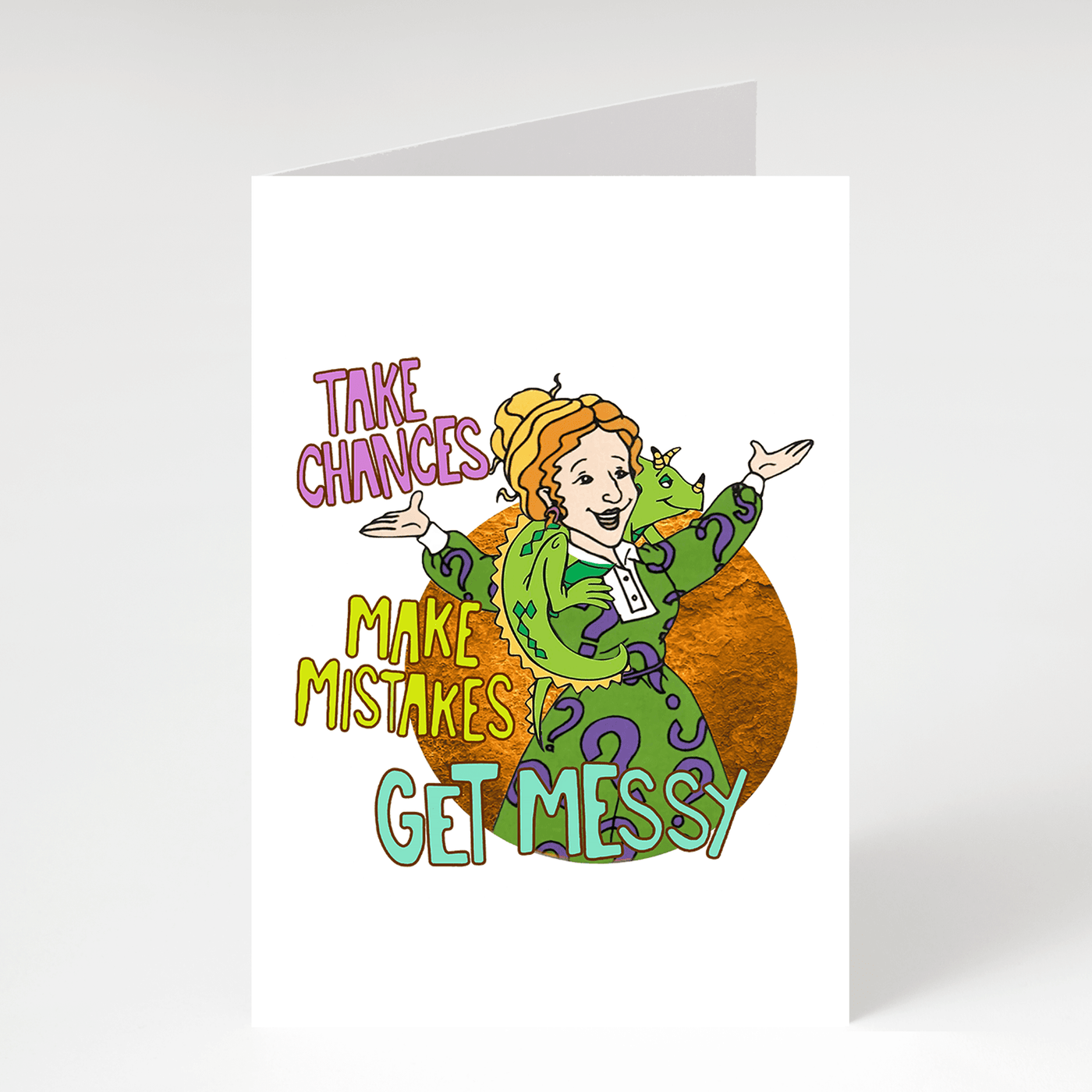 Get Messy - Greeting Card