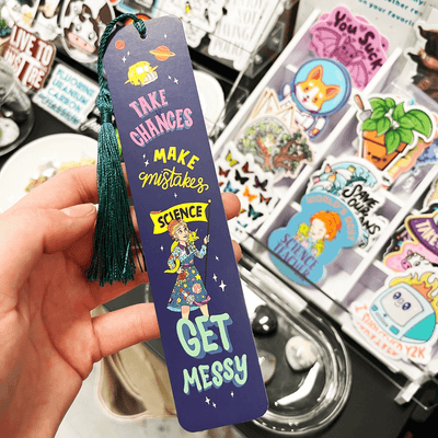 Science Teacher Bookmark with Tassel