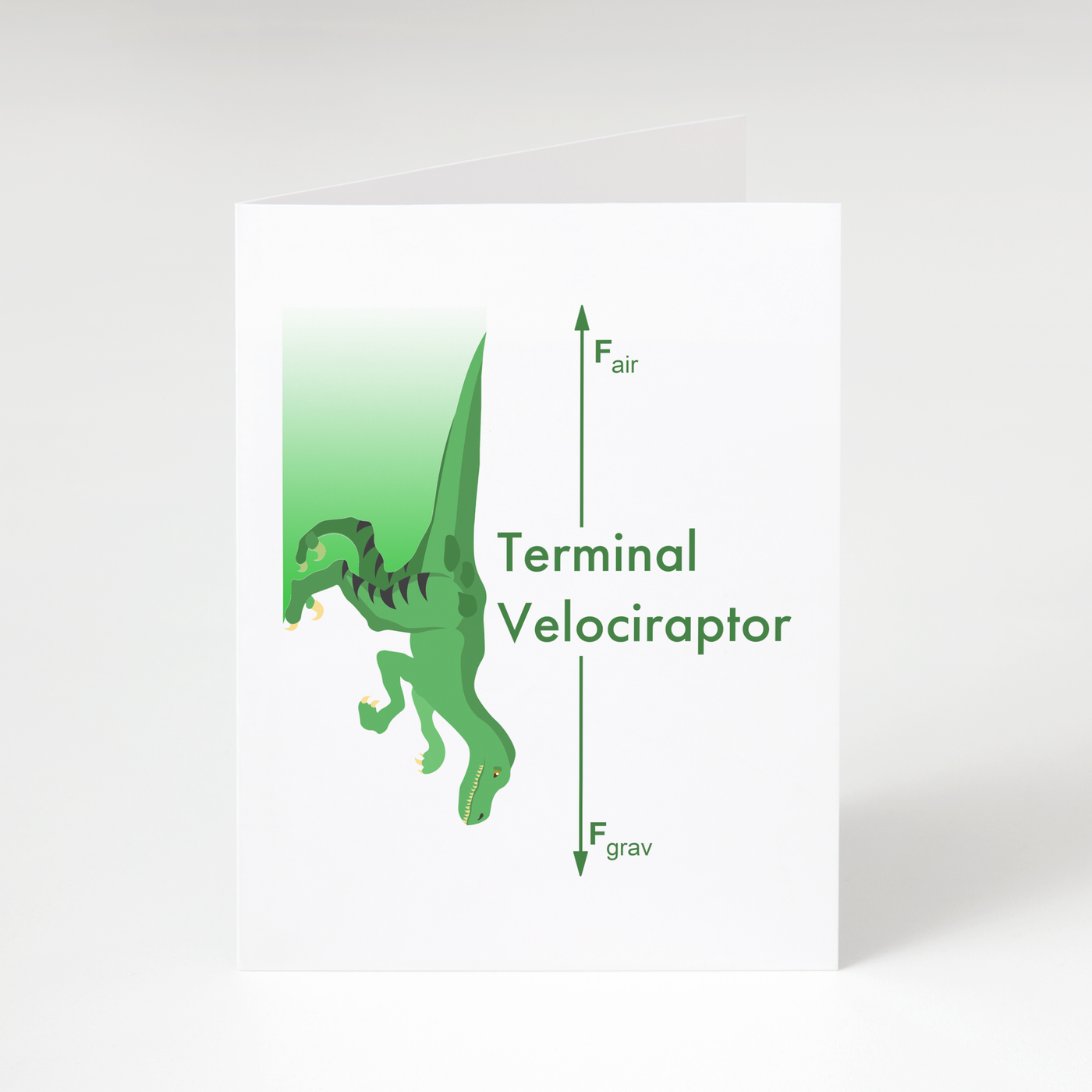 Terminal Velocitoraptor - Physics Card