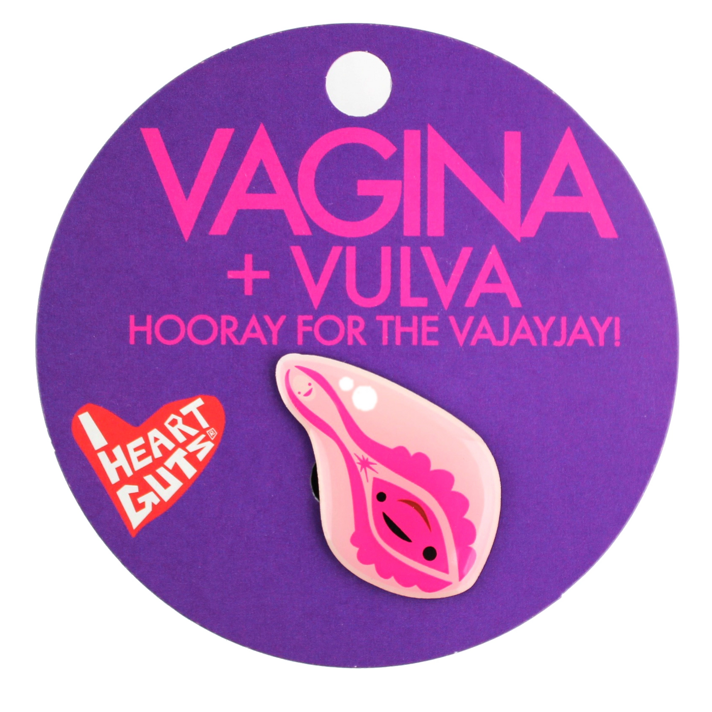 Vulva + Vagina Lapel Pin