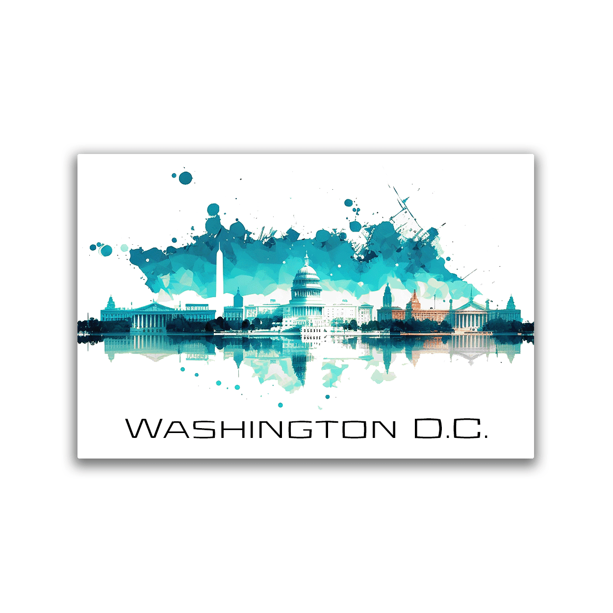 Washington D.C. Skyline - 2x3 Magnet – Because Science