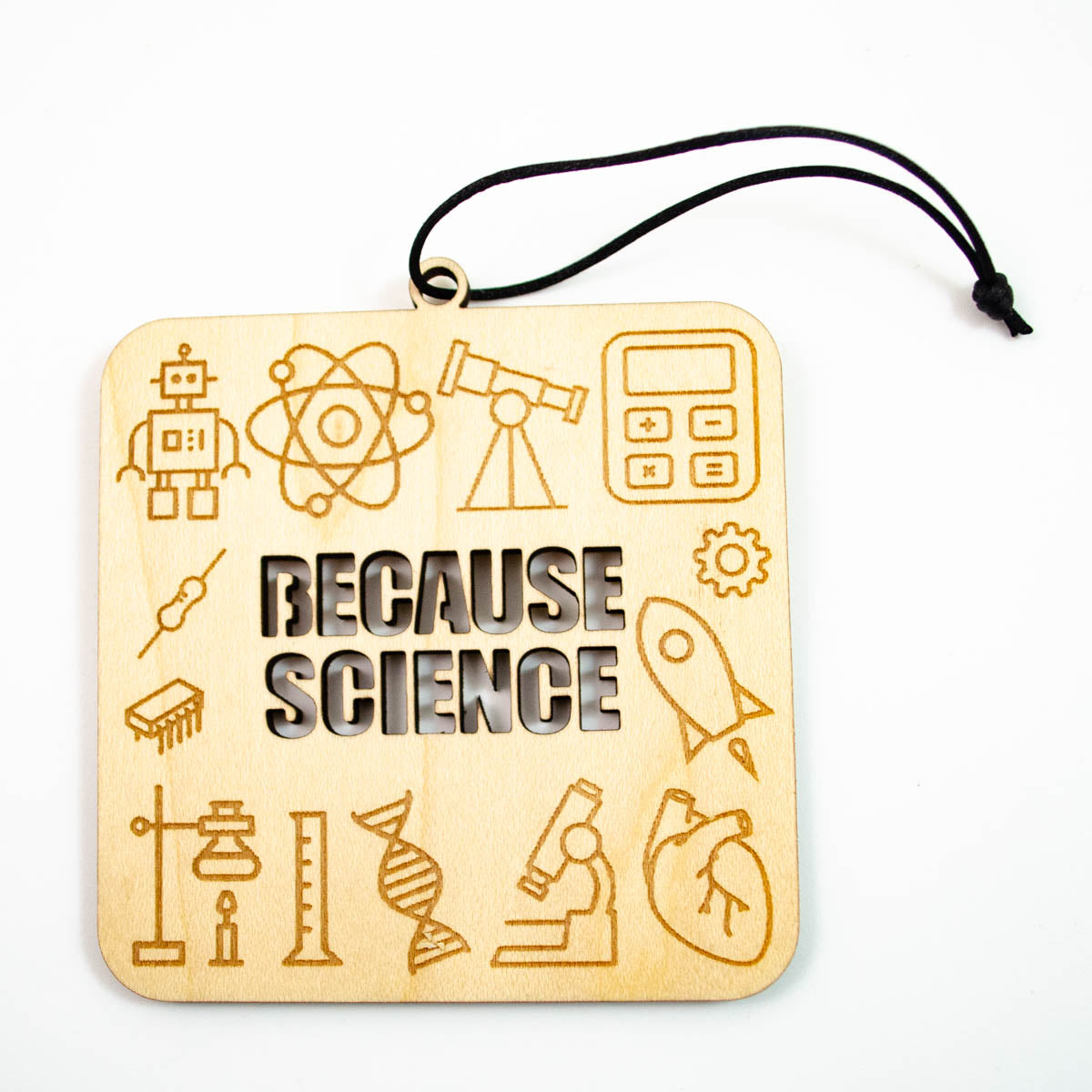 Because Science - Wood Ornamental Decoration